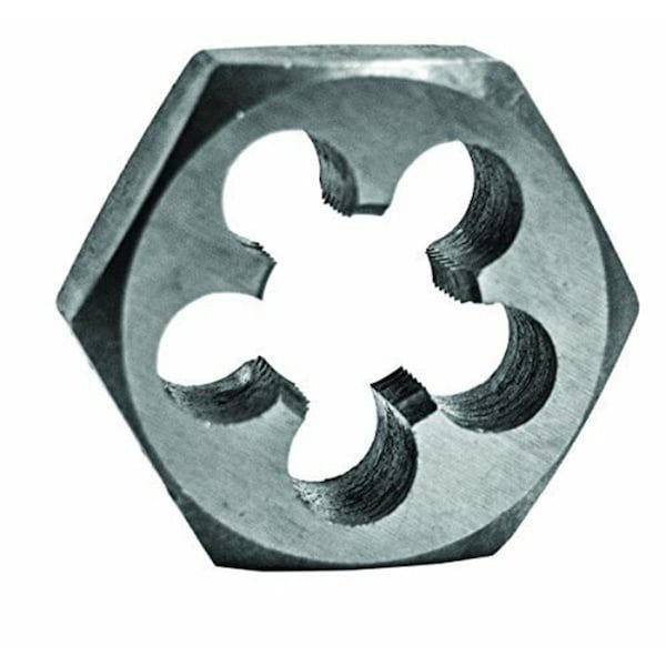 Century Drill & Tool 0.56 x 18 in. National Fine Carbon Steel Hexagon Die - 180082