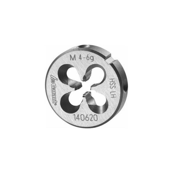Garant M4X0.7 HSS Round Die, Left-Hand, Closed/Pre-Slit Form - 140620 M4