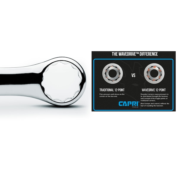 Llave combinada de 12 puntas de 14 mm de Capri Tools - 1-1314