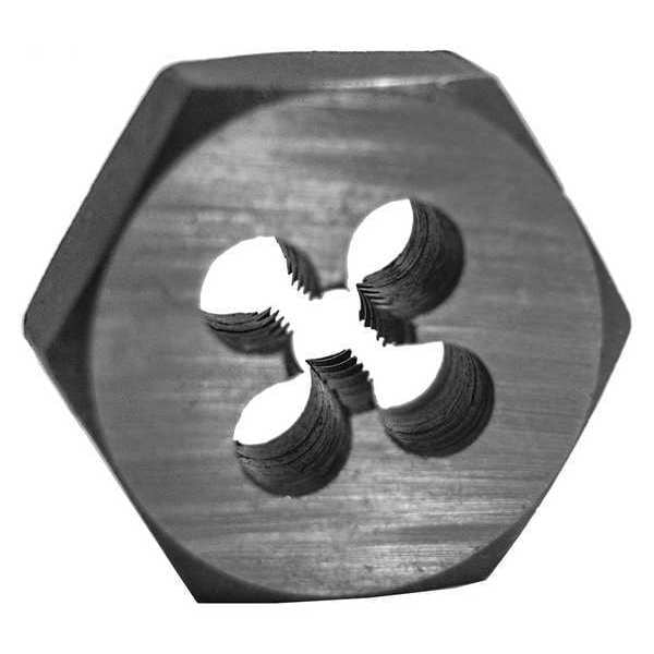 Century Drill & Tool Carbon Steel Hex Die, 3/8-16 Nc - 96205