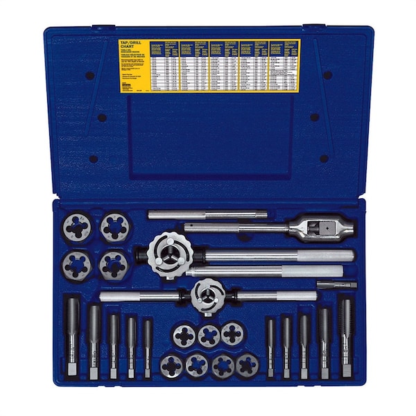 Hanson 25 Piece Metric Tap and Hex Die Set - 97311