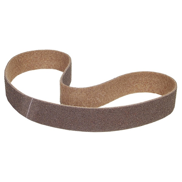 Norton Abrasives Sanding Belt, 1 pulgada de ancho, 72 pulgadas de largo, no tejido, óxido de aluminio, 80 granos, medio, preparación rápida, color café - 66261194240.