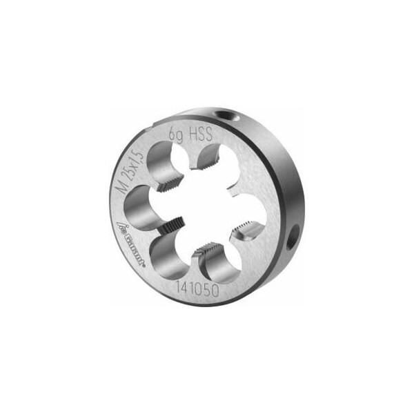 Garant M25X1.5 HSS Round Die, Closed/Pre-Slit Form - 141050 25X1,5
