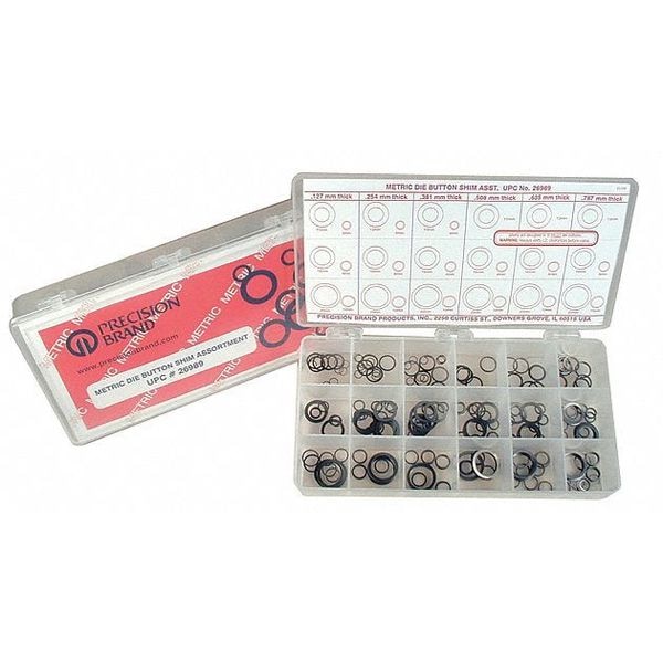 Precision Brand Die Button Shim, 20mm X 0.65mm, PK25 - 26987