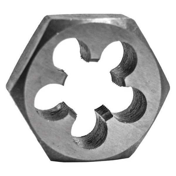 Century Drill & Tool Carbon Steel Hex Die, 9/16-18 Nf - 98212