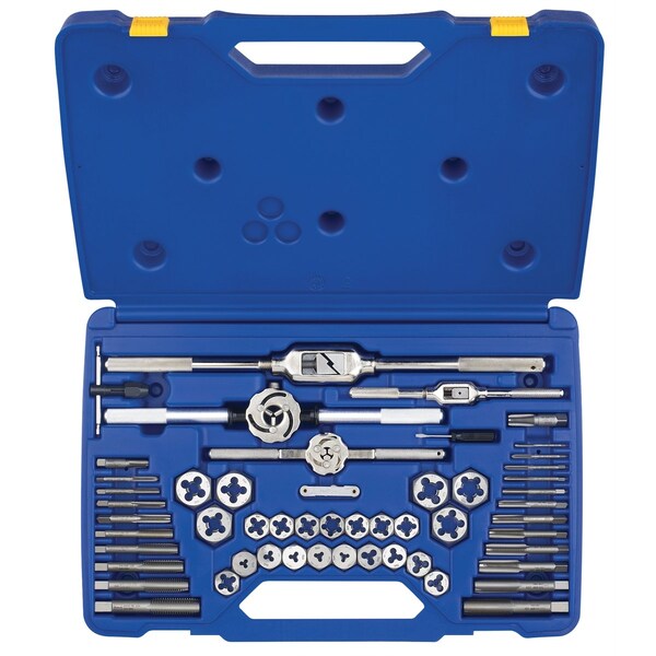 Hanson 53 Piece Metric Tap and Hexagon Die Set - 26394