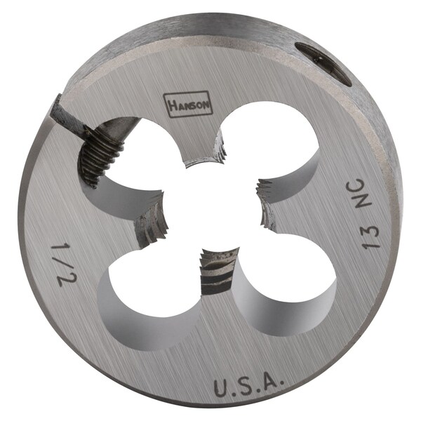Irwin 1/2IN13 NC HCS Adj. Round Die1-1/2IN OD - 4044