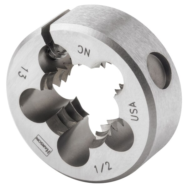 Irwin Die1/2IN-13 NC HCS Adj.Round 1IN OD-Bulk - 3844