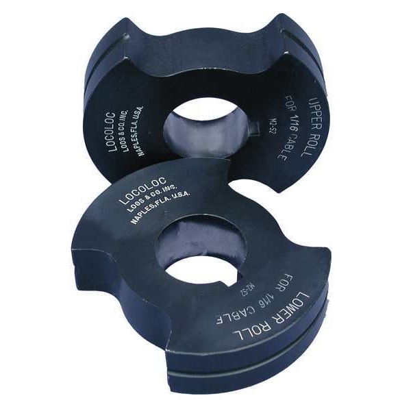 Loos Locoloc Straight Shank Terminal Die Set, 3/8, PR - M2-S12