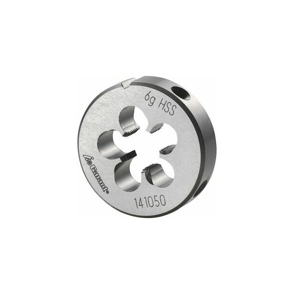 Garant M13X1 HSS Round Die, Closed/Pre-Slit Form - 141050 13X1