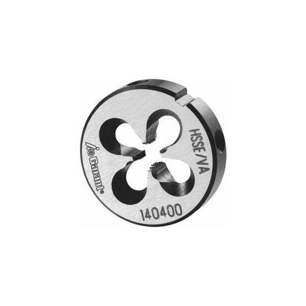 Garant M4.5X0.75 HSS-E Round Die, for High Tensile Steels, Closed/Pre-Slit Form - 140400 M4,5