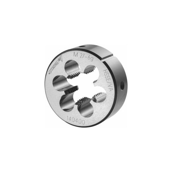 Garant M27X3 HSS-E Round Die, for High Tensile Steels, Closed/Pre-Slit Form - 140400 M27