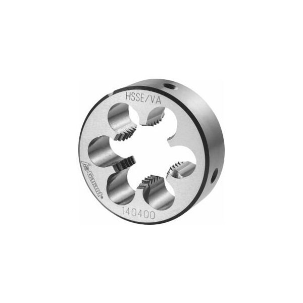 Garant M36X4 HSS-E Round Die, for High Tensile Steels, Closed/Pre-Slit Form - 140400 M36