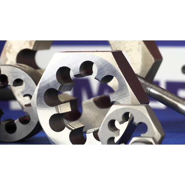 Drill America 3/4"-12 UNS Carbon Steel Hex Die - DWTSH3/4-12