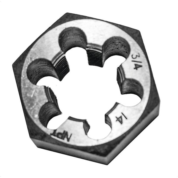 Century Drill & Tool Die Pipe Hexagon 1-7/16" Across Flats 3/4-14 Npt - 98305