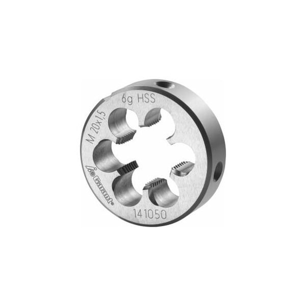 Garant M20X1.5 HSS Round Die, Closed/Pre-Slit Form - 141050 20X1,5