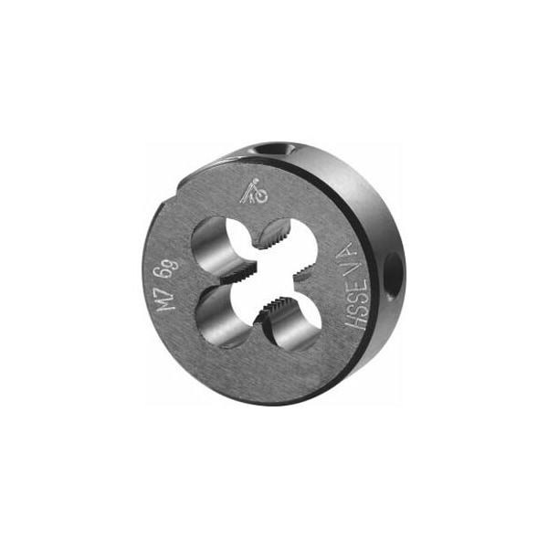 Holex M7X1 HSS-E Round Die, for High Tensile Steels, Closed/Pre-Slit Form - 140460 M7