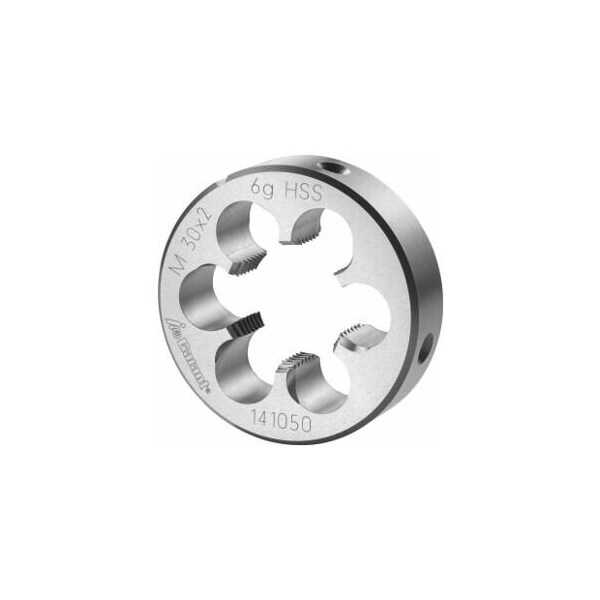 Garant M30X2 HSS Round Die, Closed/Pre-Slit Form - 141050 30X2