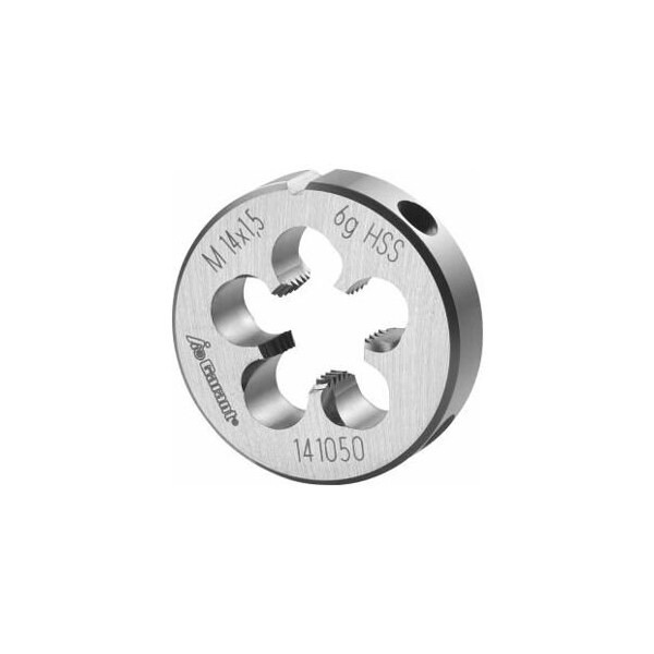 Garant M14X1.5 HSS Round Die, Closed/Pre-Slit Form - 141050 14X1,5