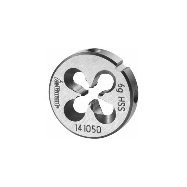 Garant M3X0.35 HSS Round Die, Closed/Pre-Slit Form - 141050 3X0,35
