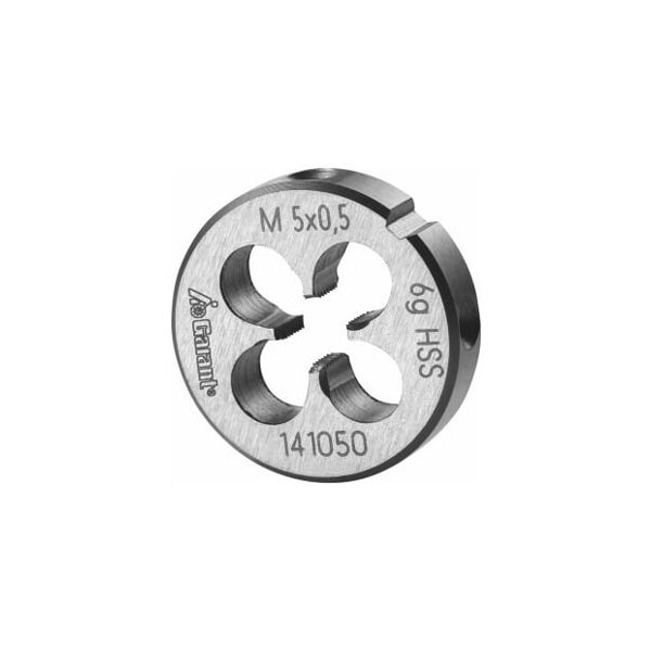 Garant M5X0.5 HSS Round Die, Closed/Pre-Slit Form - 141050 5X0,5
