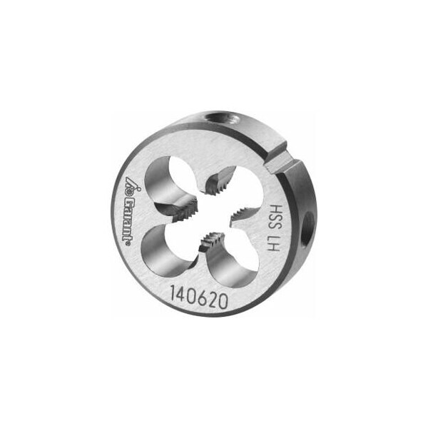 Garant M7X1 HSS Round Die, Left-Hand, Closed/Pre-Slit Form - 140620 M7