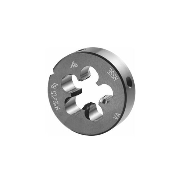 Holex M16X1.5 HSS-E Round Die, Closed/Pre-Slit Form - 141075 16X1,5