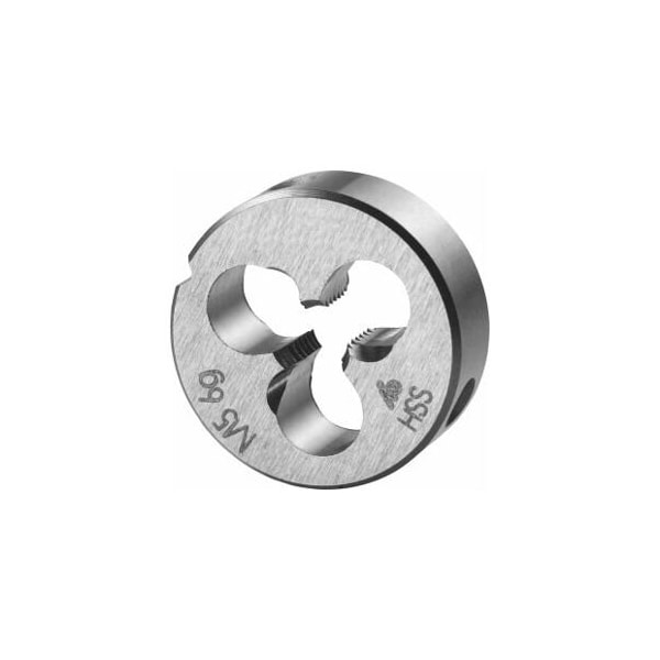 Holex M5X0.8 HSS Round Die, Closed/Pre-Slit Form - 140330 M5