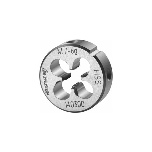 Garant M7X1 HSS Round Die, Closed/Pre-Slit Form - 140300 M7
