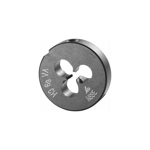 Holex M3X0.5 HSS-E Round Die, for High Tensile Steels, Closed/Pre-Slit Form - 140460 M3