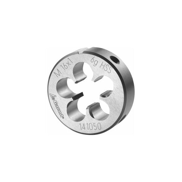 Garant M16X1 HSS Round Die, Closed/Pre-Slit Form - 141050 16X1