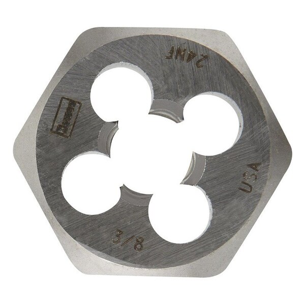 Irwin Irwin Hanson High Carbon Steel SAE Hexagon Die 3/8 in. 1 pc - 9436
