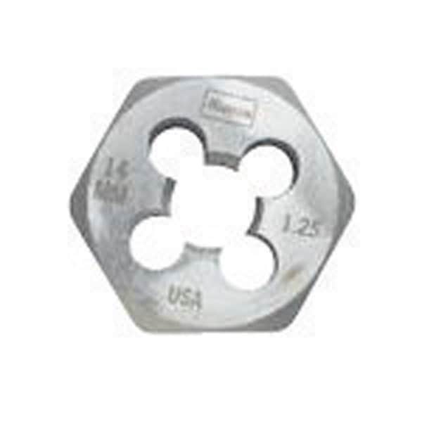 Irwin Irwin Hanson High Carbon Steel Metric Hexagon Die 14 - 1.25 mm 1 pc - 6949ZR
