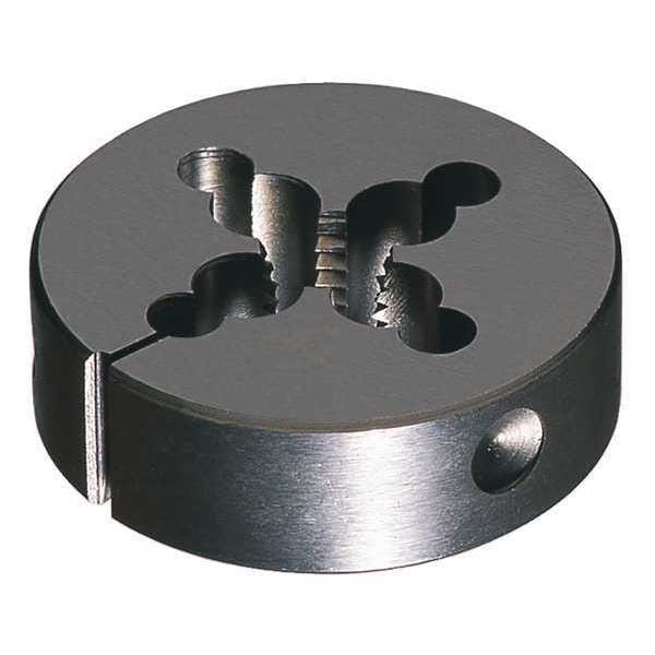 Cle-Line 1-1/4-7UNC Carbon 3in Outer Diameter Round Adjustable Die Cle-Line 0610 Bright - C65433