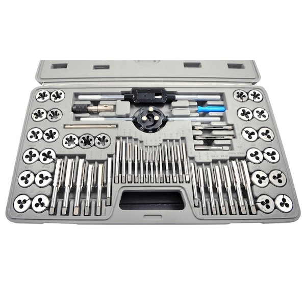 Hhip 60 Piece Carbon Steel Tap  Die Set - 1011-0106