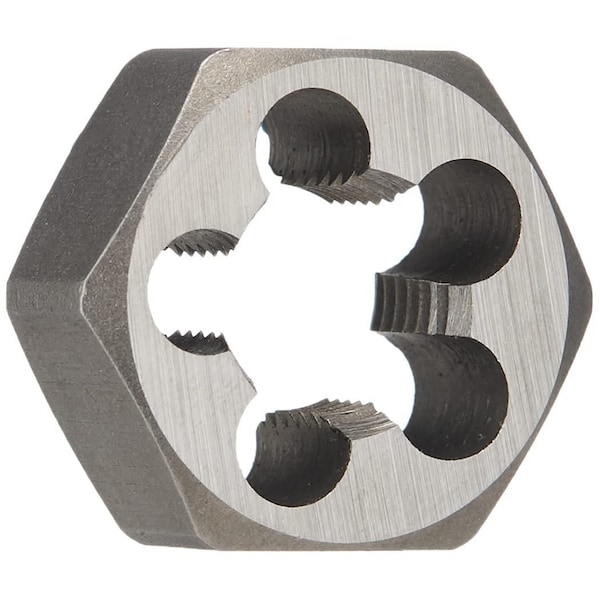 Drill America 1/8" Carbon Steel British Taper Pipe Hex Die - DWTBSPT1/8HEX