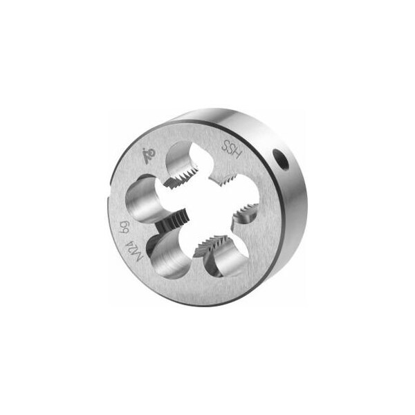 Holex M24X3 HSS Round Die, Closed/Pre-Slit Form - 140330 M24