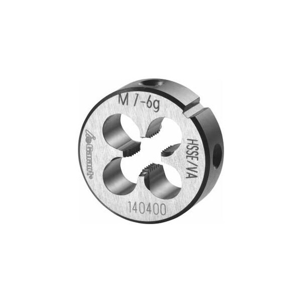 Garant M7X1 HSS-E Round Die, for High Tensile Steels, Closed/Pre-Slit Form - 140400 M7