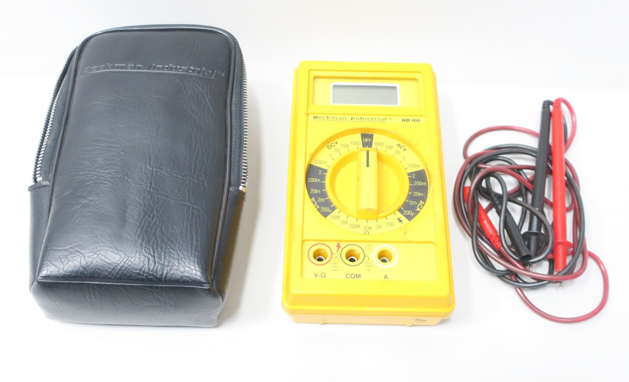 BECKMAN INDUSTRIAL HD100 DIGITAL MULTIMETER TEST EQUIPMENT