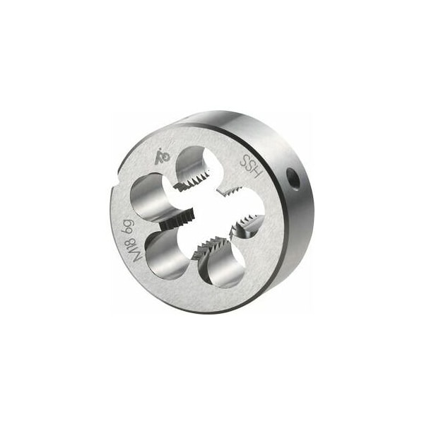 Holex M18X2.5 HSS Round Die, Closed/Pre-Slit Form - 140330 M18