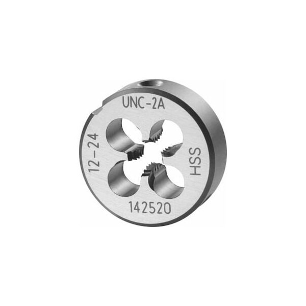 Garant Round Die, HSS, #12-24 - 142520 12-24