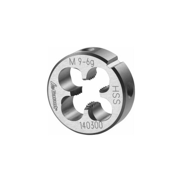 Garant M9X1.25 HSS Round Die, Closed/Pre-Slit Form - 140300 M9