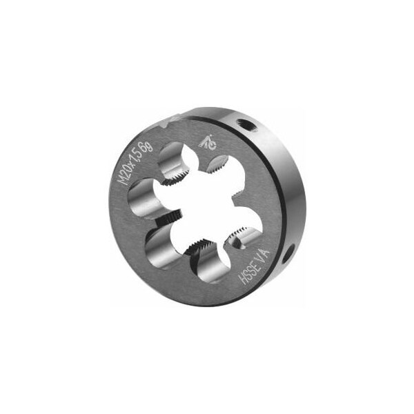 Holex M20X1.5 HSS-E Round Die, Closed/Pre-Slit Form - 141075 20X1,5