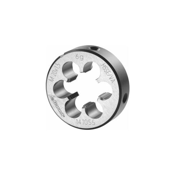Garant M20X1.5 HSS-E Round Die, Closed/Pre-Slit Form - 141055 20X1,5