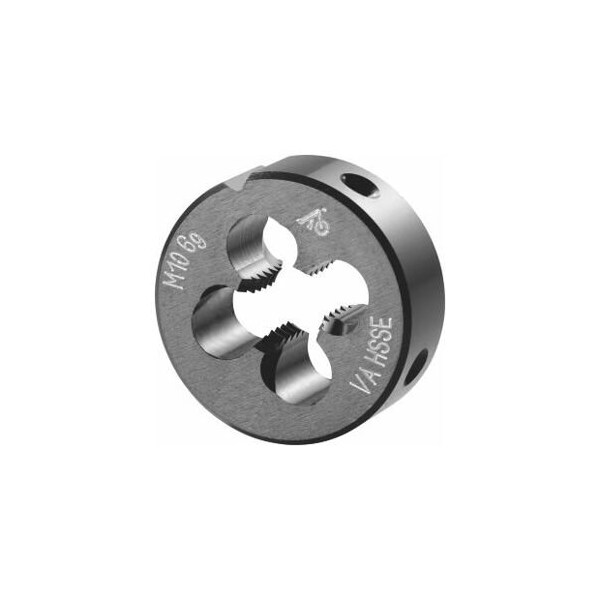 Holex M10X1.5 HSS-E Round Die, for High Tensile Steels, Closed/Pre-Slit Form - 140460 M10