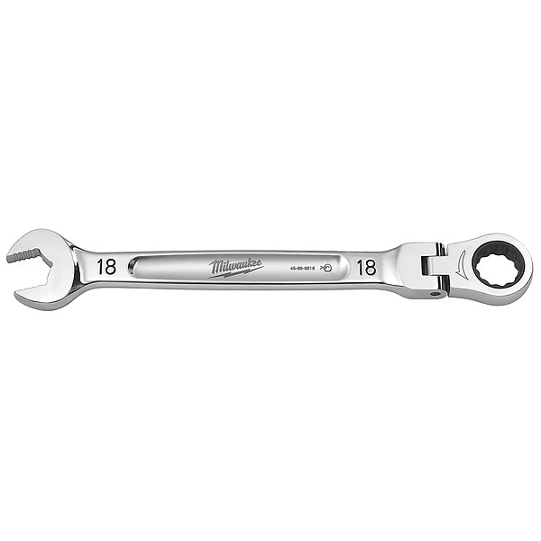 Llave de trinquete combinada con cabezal flexible Métrico de 18 mm de Milwaukee Tool - 45-96-9618