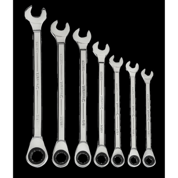Llave combinada de trinquete Williams Williams, 12, 11/16 pulgadas - 1222RS