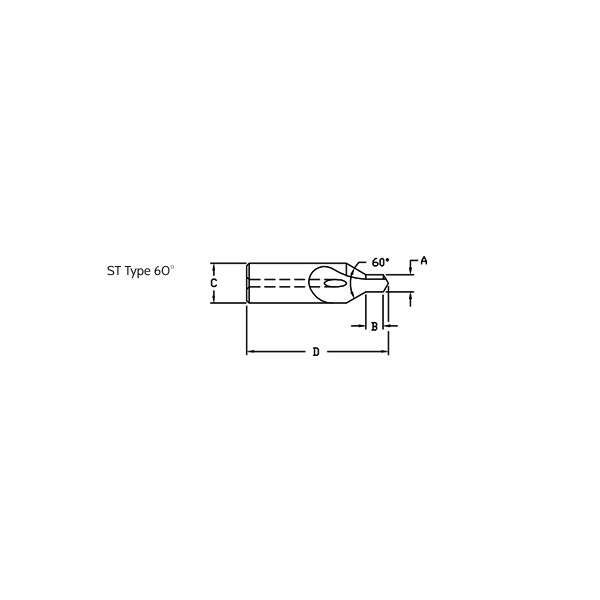 Link #8 Se Cobalt Rh 60 Deg Coolant Thru Centerdrill - CO-CH-213