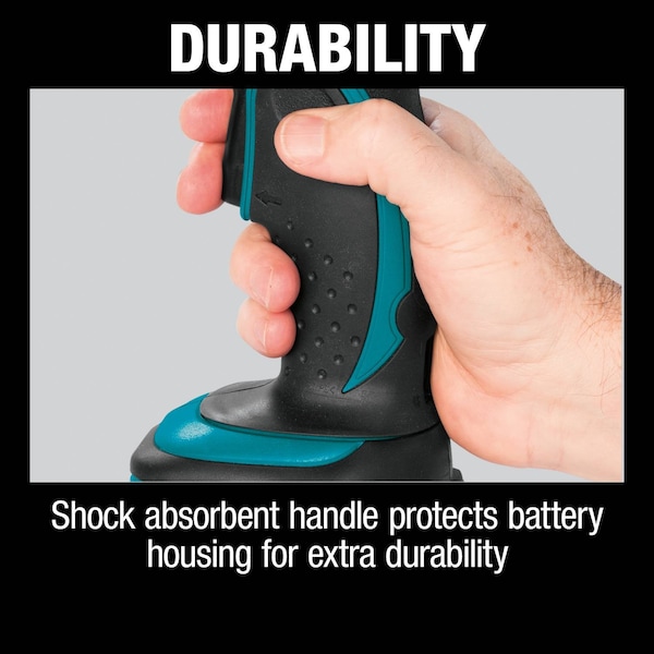 Makita Impact Wrench Kit, Cordless, 18VDC, 10 1/2 - XWT04S1