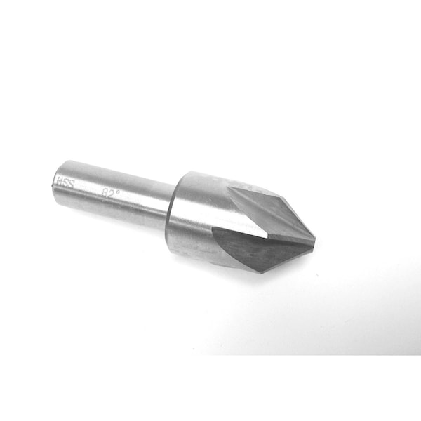 Hhip 1/2" 82 Degree 6 Flute High Speed Steel Chatterless Countersink - 2001-3500
